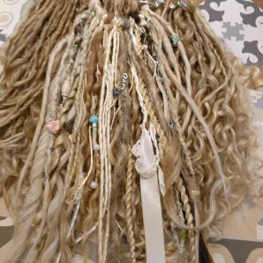 Фибула заколка для дред кос афрокудрей ручная работа