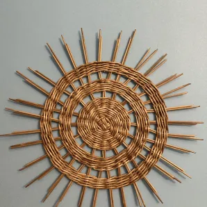 Панно из эко лозы