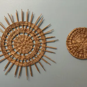 Панно из эко лозы