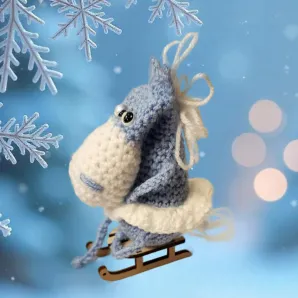 Символ 2026 года, лошадка, игрушка на ёлку