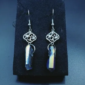 Серьги с кварцем