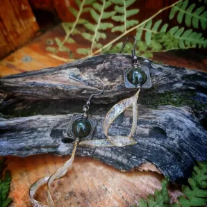 Серьги "Танец реки"