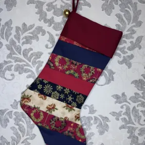 Новогодний (рождественский) сапожок ручной работы