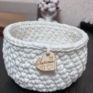 Корзинка для хранения из полиэфирного шнура