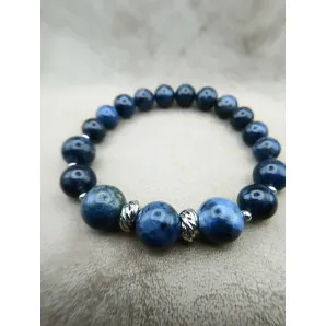 Браслет с дюмортьеритом