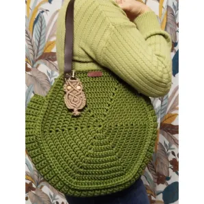 Сумка женская из полиэфирного шнура