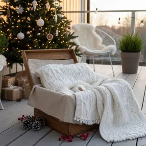 плед ручной работы