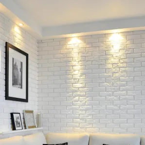 Декоративный кирпич "Белый лофт"