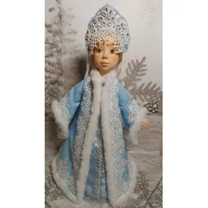 Кукла ручной работы "Снегурочка" В русском традиционном костюме