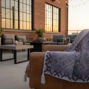 плед ручной работы