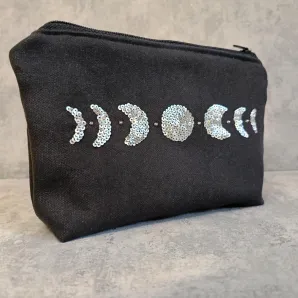 Косметичка ручной работы "Фазы луны"