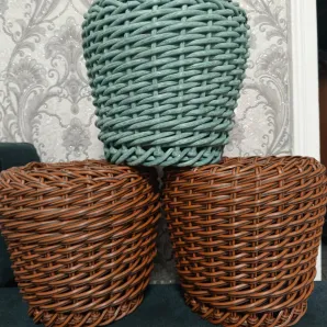 Кашпо на 5 литров из ротанга