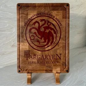 Игра престолов премиальная дубовая доска