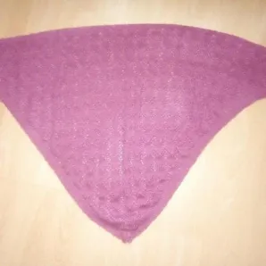 Шейный платок «Треугольники» ручная работа