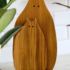 Набор разделочных досок на подставке