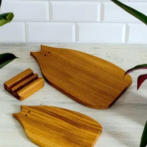 Набор разделочных досок на подставке