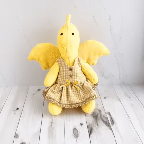 плюшевый дракончик ручной работы