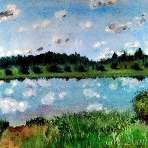 Картина "Сажино Суксунского района №1"