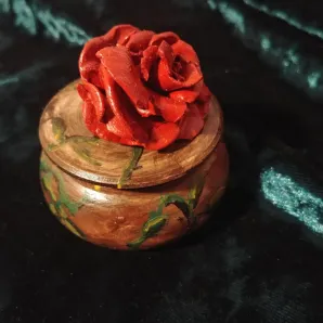 Шкатулка "Сказочная роза"