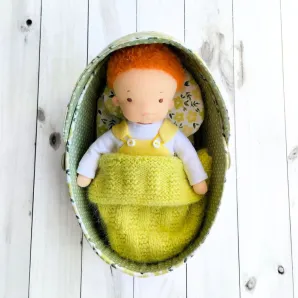 пупсик в колыбельке мальчик