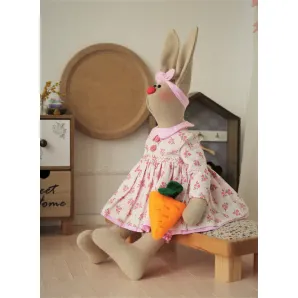 Кукла ручной работы Зайка для декора детской комнаты