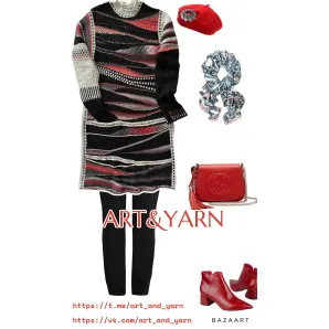 КОРРИДА тёплое платье из альпаки