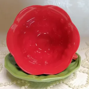 Керамика ручной работы, чайная пара