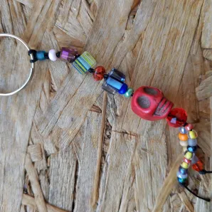 Комплект из двух брелоков с черепками