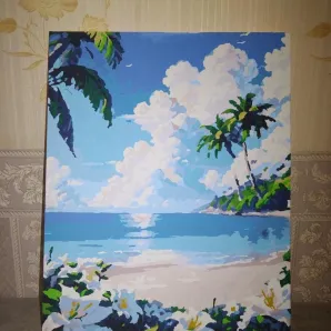 картина остров