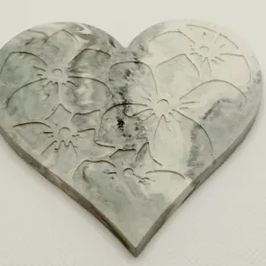 Подставка под свечу и бокал Сердце