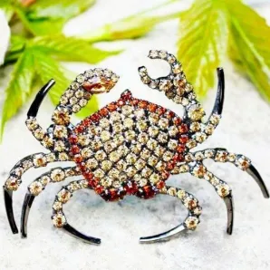 Коллекционная брошь "Краб" BETTINA VON WALHOFF