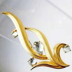 Винтажная, коллекционная брошь TRIFARI