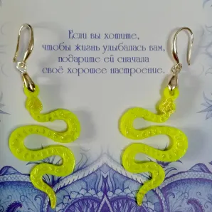 Серьги из полимерной глины