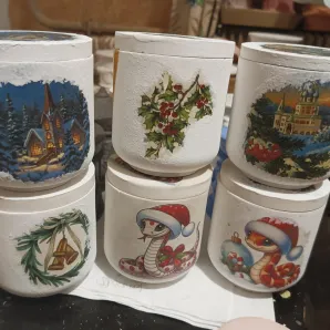 Стакан Зимняя фантазия