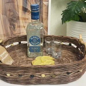 Поднос-корзина из эко-лозы