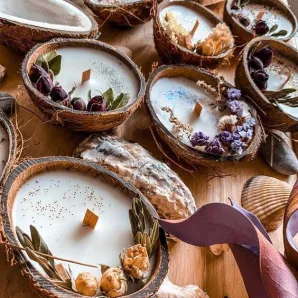 Свечи ручной работы, аромасвечи