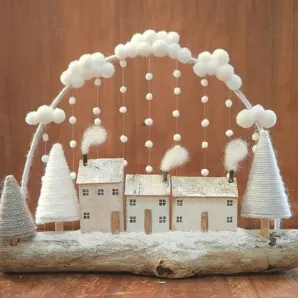 Домик интерьерная статуэтка