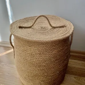 Корзина из джута