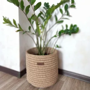 Корзина из джута