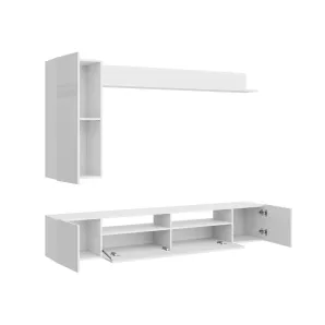 Гостиная Соло-16 цвет белый фасад МДФ