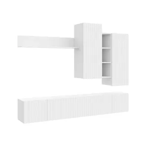 Мебель для гостиной стенка СКАНДИ цвет белый