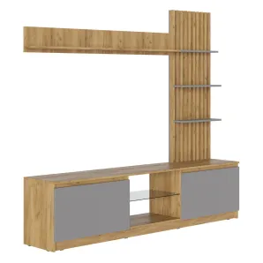 Мебель для гостиной стенка БОСТОН НМ-001 цвет серый