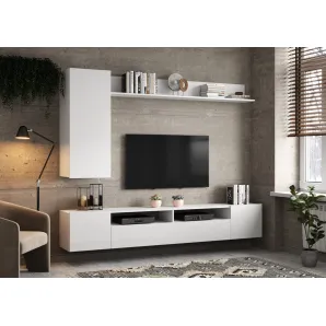 Гостиная Соло-16 цвет белый фасад МДФ