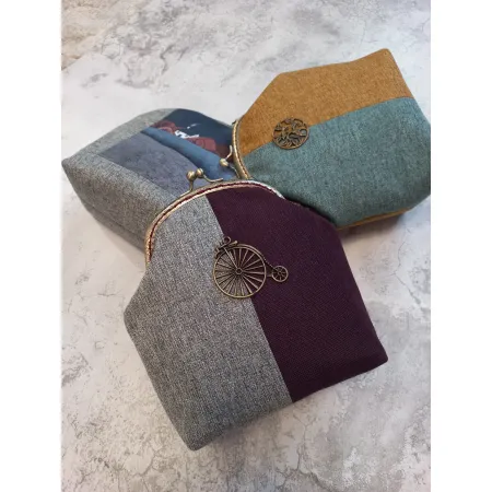 Косметичка с фермуаром"Ретро"