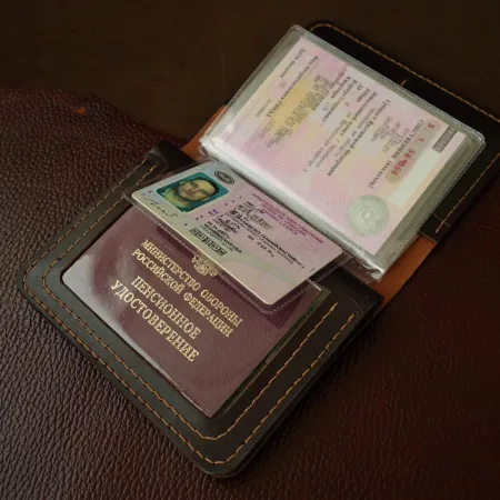 Докхолдер портмоне ручной работы.