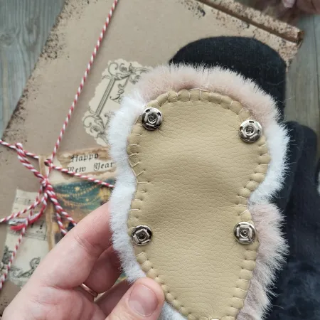 Варежки с совой