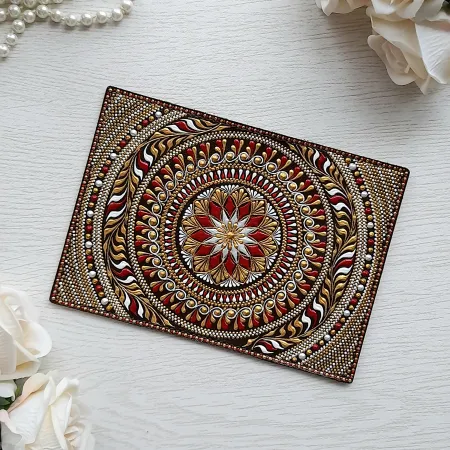 Комплект аксессуаров из натуральной кожи "Осенний комплемент"