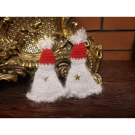 Белая елочка кулончик