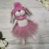 Мягкая игрушка ручной работы зайка