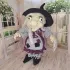 Баба Яга в стиле Амигуруми — кукла, игрушка
